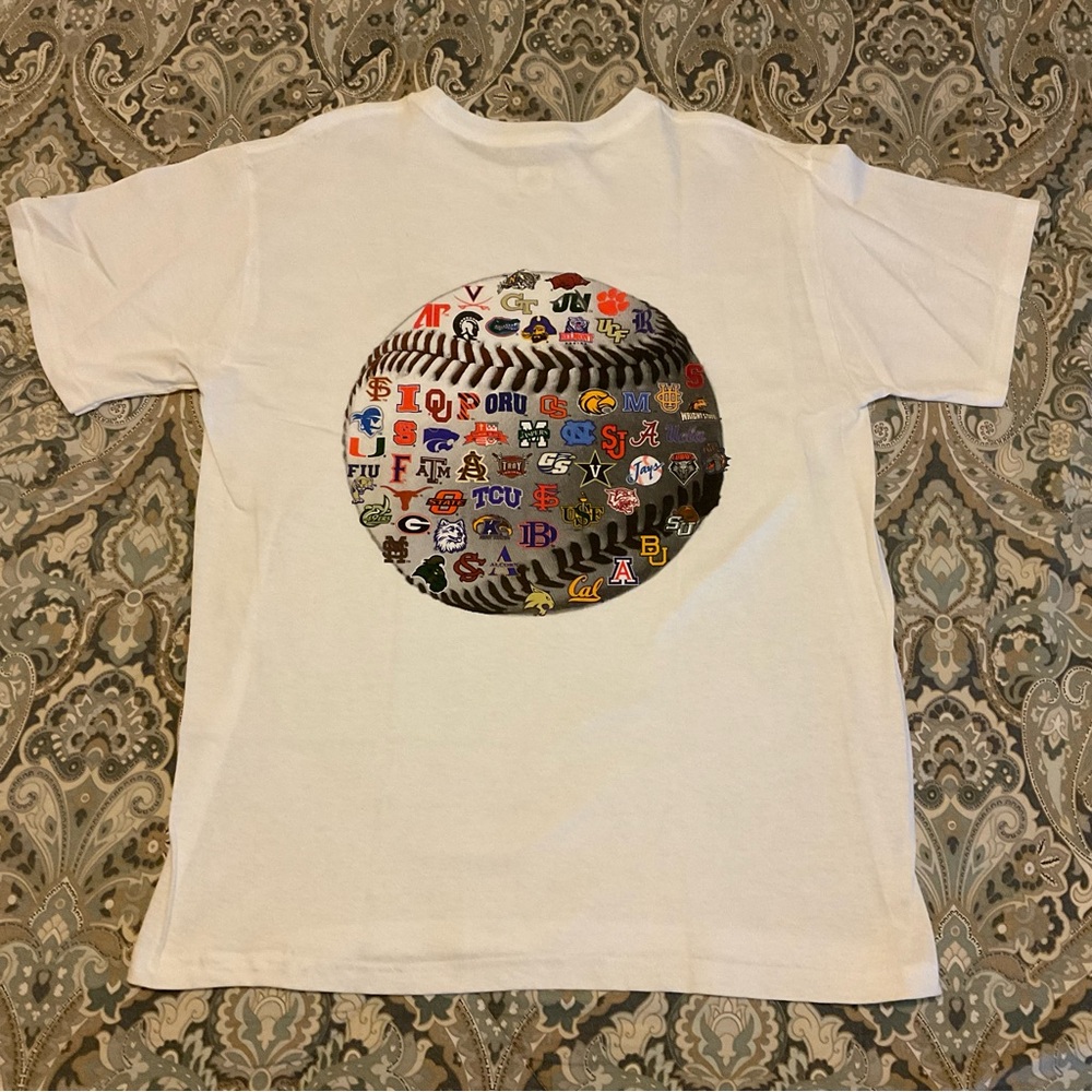 New Russell Athletic 2011 Collage World Series Road To Omaha T-shirt Sz Medium
